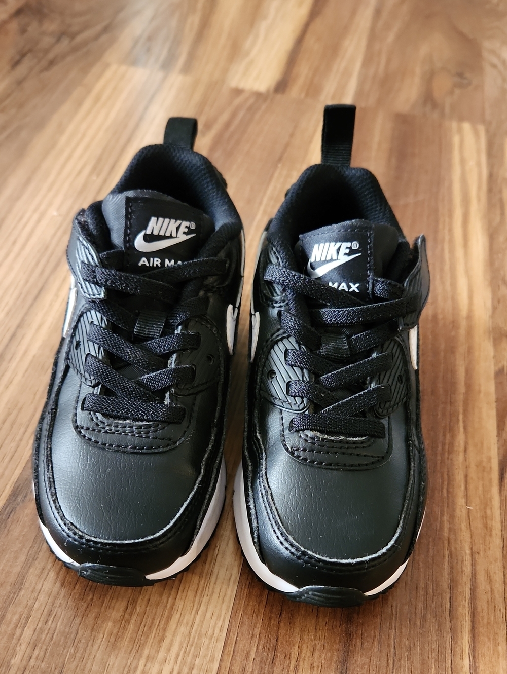 Nike Black and White Kids Air Max Sneakers